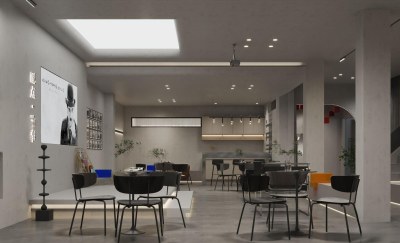 现代休息区3D模型下载